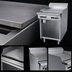 Thumbnail image #3 for Garland Cuisine Series 24-Inch Heavy Duty Gas Griddle Add-A-Unit, Cabinet Base, Manual Hi-Lo Control