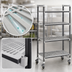 Thumbnail image #3 for Cambro Camshelving Elements XTRA 4-Shelf Vented Mobile Starter Unit, 18 x 60 x 78-1/4 in., Speckled Gray