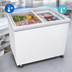 Thumbnail image #4 for Excellence Commercial Products SPOT-6HCD Dual Temp Open Chest Refrigerator/Freezer with Sliding Glass Doors, 11.5 Cu. Ft.