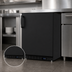 Thumbnail image #4 for Summit Commercial 2.68 Cu. Ft. Reach-In Undercounter All-Freezer with Reversible Solid Door, Black Exterior