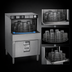 Thumbnail image #3 for Perlick PKBR24 24-Inch Batch Rotary Low-Temperature Underbar Glasswasher