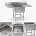 Thumbnail image #3 for Spec-Master FN Series 80-Inch x 27-Inch One-Compartment Stainless Steel Sink with Dual 30-Inch Drainboards