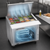 Thumbnail image #4 for Victory UltraSpec V-Core 36-Inch One-Section Self-Contained Mega Top Sandwich Prep Refrigerator with 15-Pan Opening