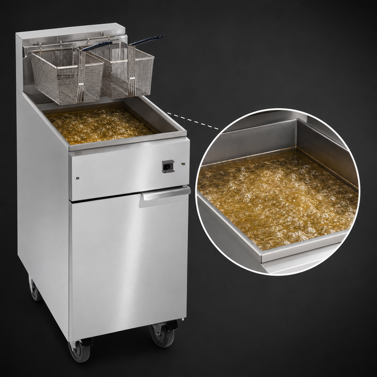Product image #3 for Imperial IFS-40-E Electric Floor Fryer, 40 lb. Capacity