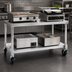 Thumbnail image #3 for New Age 60-Inch W x 24-Inch D x 24-Inch H Aluminum Equipment Stand with Removable 12-Gauge Top, Marine Edge, and Open Base