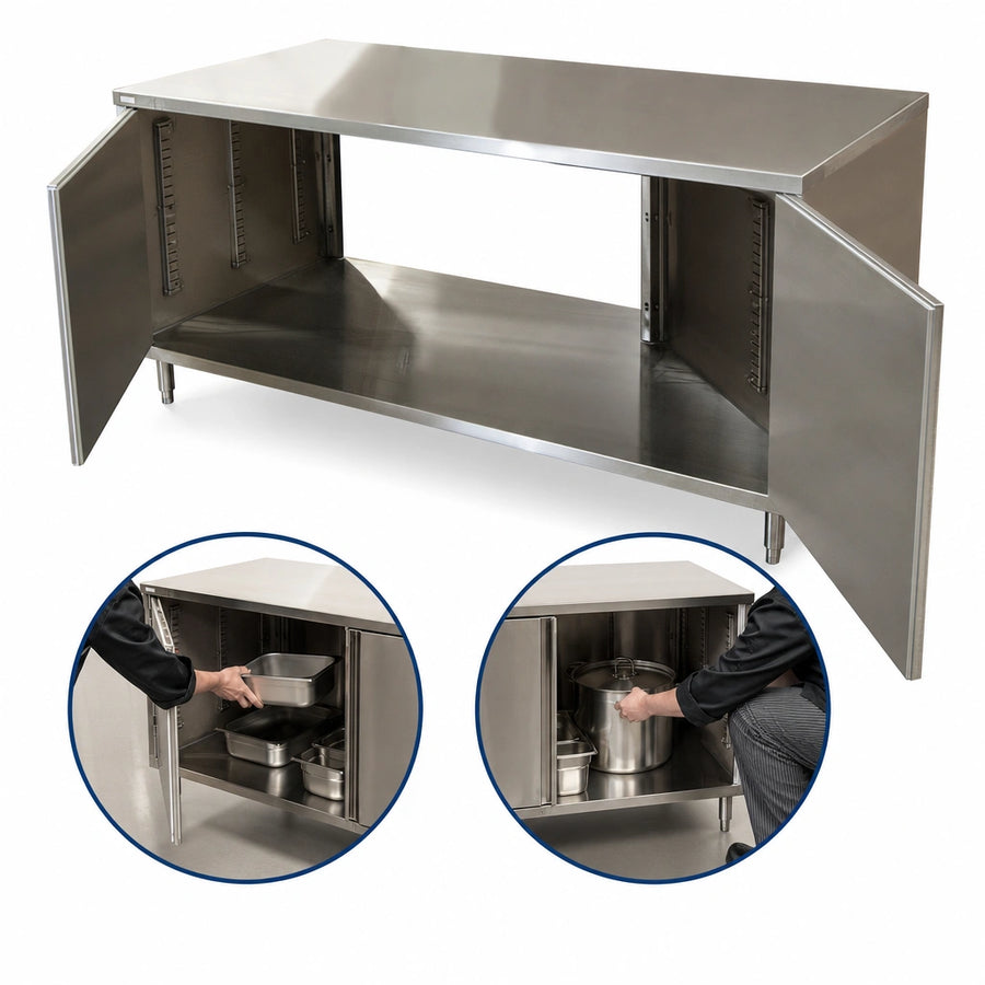 Dual-Access Cabinet Base