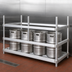 Thumbnail image #3 for John Boos Aluminum Rear Keg Strap for 80-Inch W x 20-Inch D Keg Rack