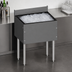 Thumbnail image #3 for CHOICE Extra Deep 42-Inch Underbar Ice Bin with Backsplash, 162 lb. Capacity