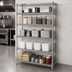 Thumbnail image #3 for Eagle Group 5-Tier Add-On Wire Shelving Unit, 30W x 21D x 74H, Stainless Steel Finish