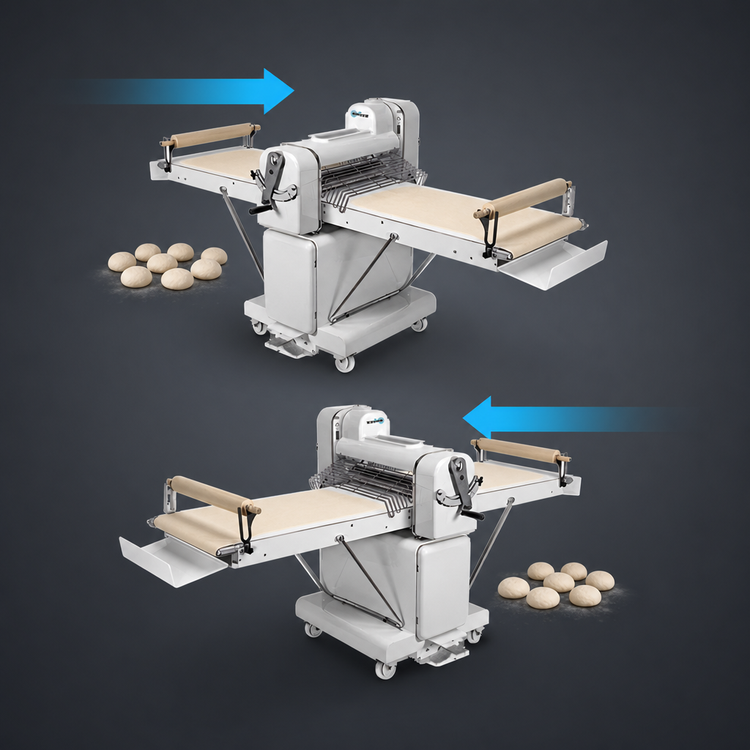 Product image #3 for Univex SFG 500 TM Reversible Floor Dough Sheeter with 20-Inch Rollers