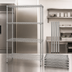 Thumbnail image #3 for Quantum 36 in. x 36 in. x 63 in. Chrome Wire Shelving Starter Kit, Stationary 4-Shelf Unit