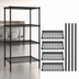 Thumbnail image #3 for Quantum Stationary Black Epoxy Wire Shelving Starter Kit, 30