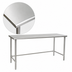 Thumbnail image #3 for BlendPort® Budget Series Stainless Steel Work Table with Open Base, 84 x 30 Inches