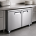 Thumbnail image #3 for Hurakan by Equip.me 36-Inch Two-Section Undercounter Refrigerator with Solid Doors