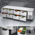 Thumbnail image #3 for Beverage Air 119-Inch Wide Stainless Steel Undercounter Refrigerator with 8 Drawers