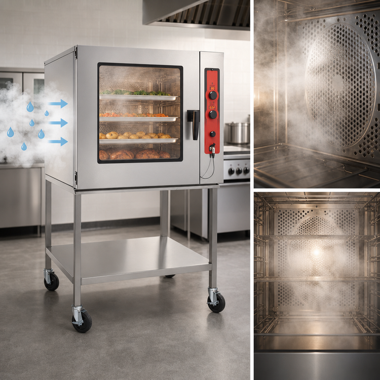 Product image #3 for Vulcan ABC Series Gas Boilerless Combi Oven/Steamer, Propane, 7 Full-Size Sheet Pan Capacity