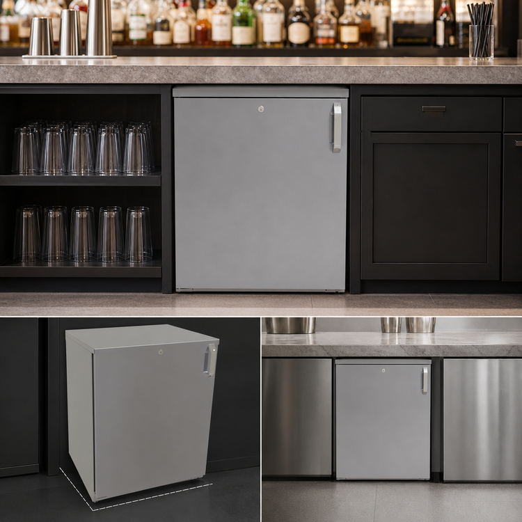 Product image #3 for Glastender Low Profile Back Bar Dry Storage Cabinet, 24 Inch Wide, Non-Refrigerated, 1 Section