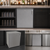 Thumbnail image #3 for Glastender Low Profile Back Bar Dry Storage Cabinet, 24 Inch Wide, Non-Refrigerated, 1 Section