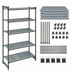 Thumbnail image #3 for Cambro Camshelving Basics Plus 5-Tier Stationary Starter Unit, 24 x 36 x 64 in., Brushed Graphite