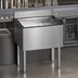 Thumbnail image #3 for CHOICE 24-Inch x 19-Inch Underbar Ice Bin, 67 lb. Capacity, Stainless Steel