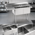 Thumbnail image #3 for 2-Compartment Fabricated Sink with Left-Hand Drainboard, 18