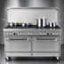 Thumbnail image #3 for Southbend Ultimate 60-Inch Gas Restaurant Range with 4 Open Burners, 36-Inch Griddle, Standard Oven and Convection Oven