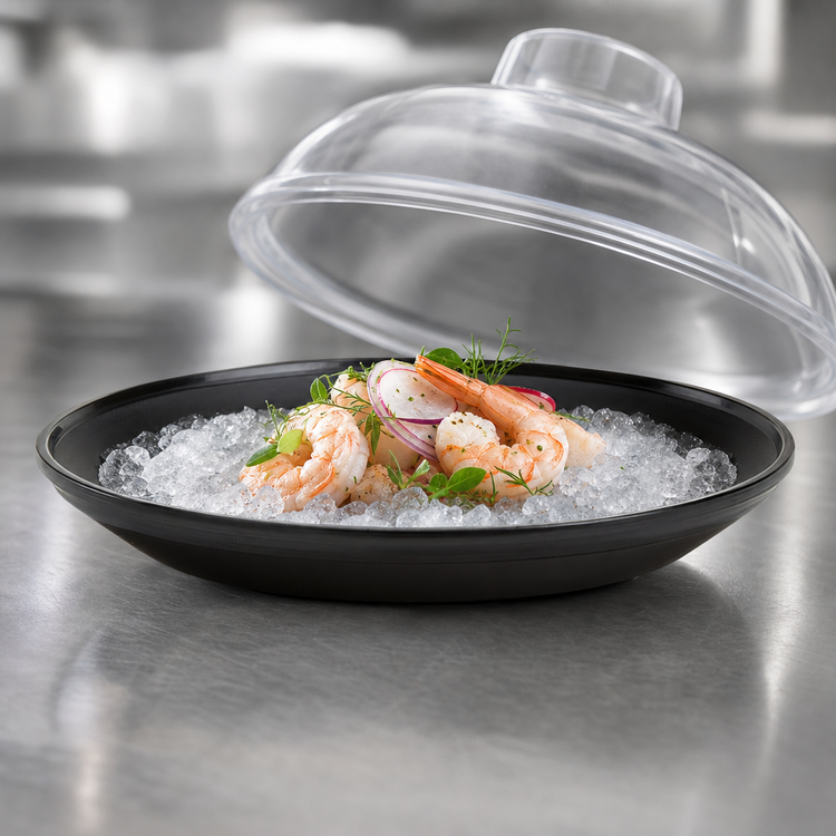 Product image #4 for Cambro Camchiller Pellet for 9-Inch Plates, Black