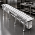 Thumbnail image #3 for Dinex DXIESFB14 14 ft. Tray Make-Up Fabric Belt Conveyor