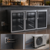 Thumbnail image #3 for Krowne 72-Inch Remote Back Bar Storage Cabinet, 3-Section, 3 Solid Hinged Doors