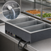 Thumbnail image #3 for Vollrath 3-Well Drop-In Electric Hot Food Well with Auto-Fill, Manifold Drain and Infinite Controls, 208V