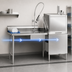 Thumbnail image #3 for Eagle Group Straight Soiled Dishtable with Pre-Rinse Sink, 72 x 30 Inches, Left-to-Right Operation