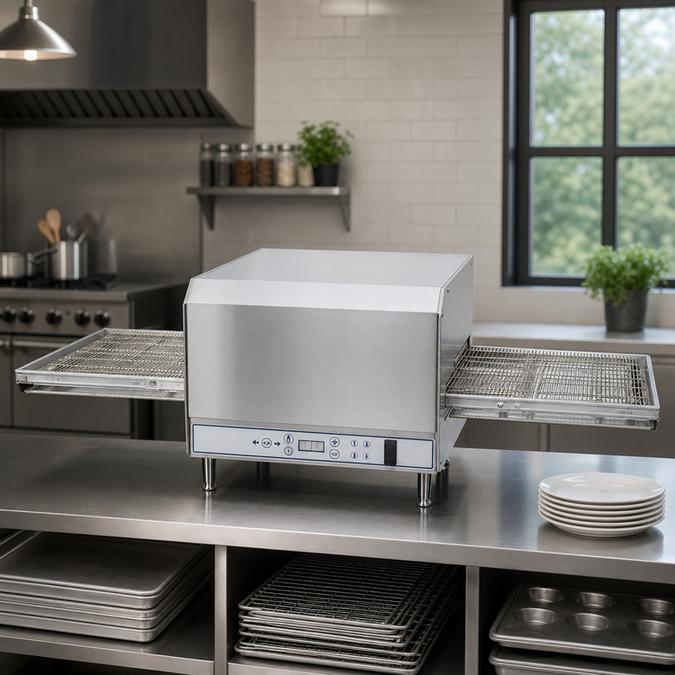 Product image #3 for Lincoln Foodservice DCTI 2500 Series Ventless Digital Countertop Impinger Conveyor Oven, Single-Deck, 20-Inch Baking Chamber