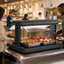Thumbnail image #3 for Hatco Glo-Ray 72-Inch Pass-Thru Countertop Buffet Warmer with Heated Base, Double Acrylic Sneeze Guards, and 5-Pan Capacity
