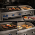 Thumbnail image #3 for Comstock-Castle FHP60-24T-2LB 60-Inch Countertop Gas Hotplate/Griddle/Char-Broiler Combination