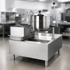 Thumbnail image #3 for Cleveland Range SD760K12 12-Gallon Direct-Steam Tilting Kettle/Cabinet Assembly with 30-Inch Stainless Steel Base