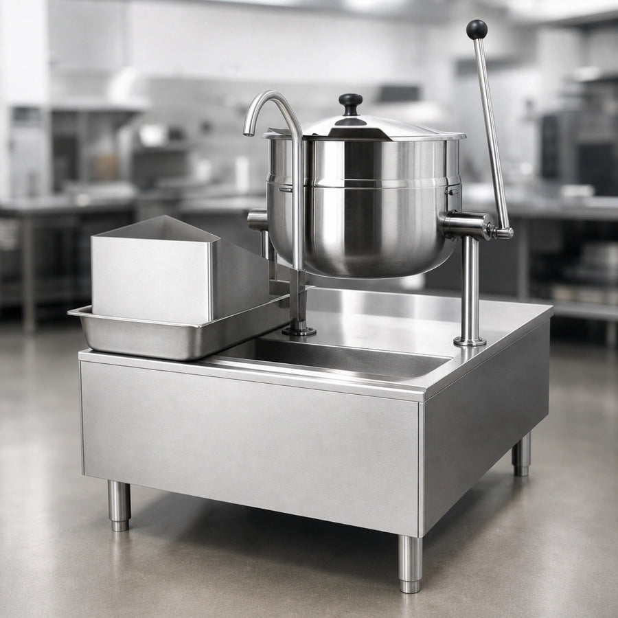 Factory-Assembled Kettle/Cabinet Base