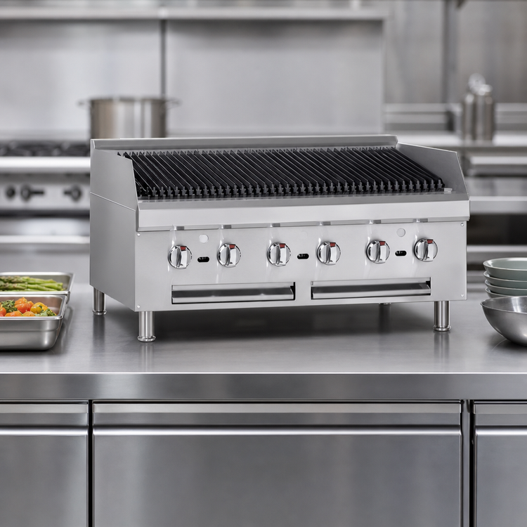 Product image #3 for Southbend 18-Inch Countertop Gas Charbroiler with Cast Iron Radiants