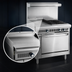 Thumbnail image #3 for Imperial Spec Series 36-Inch Gas Combination Range with 24-Inch Thermostatic Griddle, Two Open Burners, and Convection Oven
