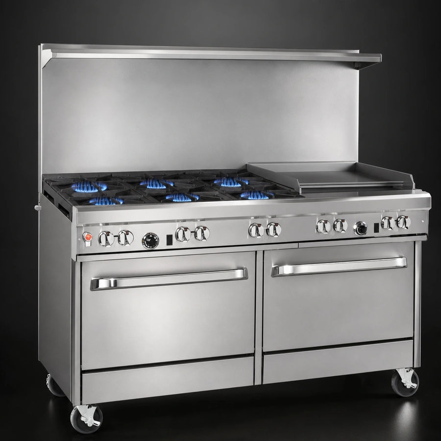 Four Open Burners