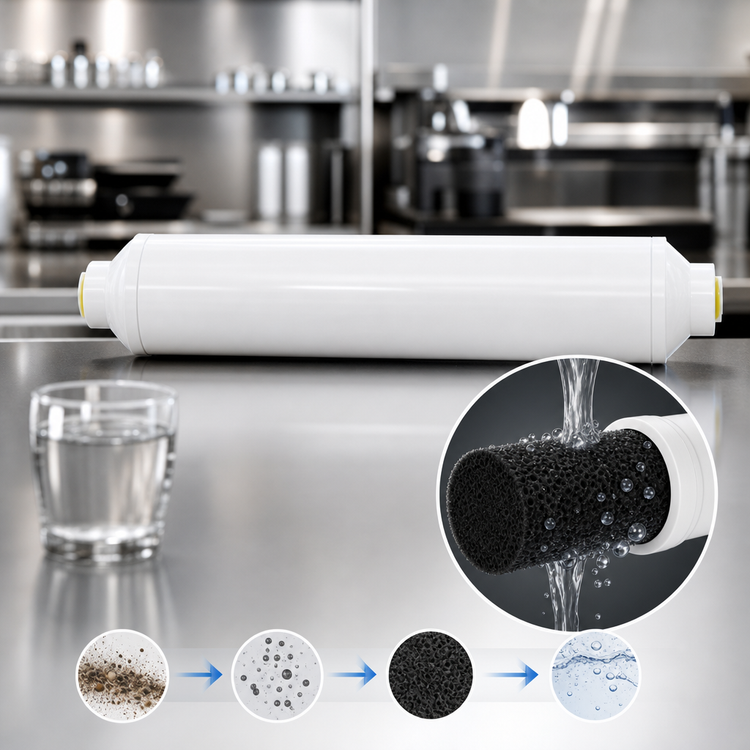 Product image #3 for Everpure IN-10NS5 10-Inch Inline Water Filter Cartridge, 5-Micron Carbon Block