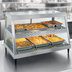Thumbnail image #3 for Hatco Glo-Ray Countertop Heated Display Case, See-Thru, 3-Pan Dual Shelf, 120V