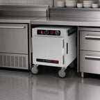 Thumbnail image #4 for Metro HotBlox™ HBCN4-AS-UC 4-Pan Undercounter Insulated Holding Cabinet, Analog Controls, Solid Door, Universal Pan Size