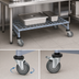 Thumbnail image #3 for Quantum Mobile Wire Dunnage Platform Rack, Single Shelf, 24 x 18 x 12 Inches, Gray Epoxy Antimicrobial Finish