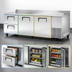 Thumbnail image #3 for True Three-Section Deep Work Top Refrigerator with 2 Doors and 2 Drawers