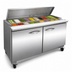 Thumbnail image #3 for IKON Refrigeration 36-Inch Mega Top Two-Section Sandwich / Salad Prep Table with 15 1/6 Pan Opening