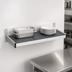 Thumbnail image #3 for Fermod 26-Inch Wide x 18-Inch Deep Solid Wall-Mounted Shelving Unit with Removable Polymer Inserts