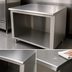 Thumbnail image #3 for Advance Tabco Underbar Work Table, 120-Inch W x 30-Inch D, Open Front Cabinet Base, 14-Gauge 304 Stainless Steel Top