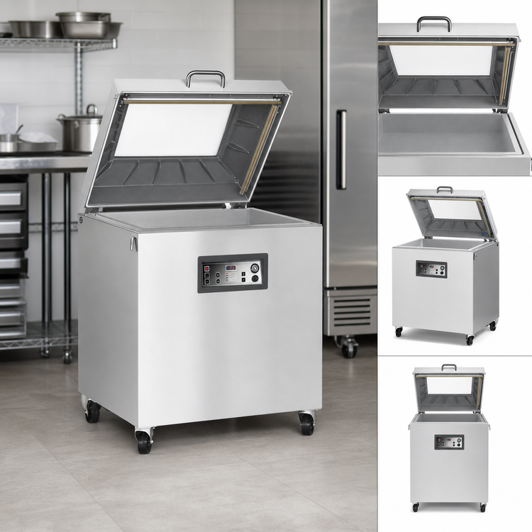 Product image #3 for ATMOVAC Falcon Single-Chamber Floor Model Vacuum Packaging Machine with 30" Front and 20" Right Seal Bars