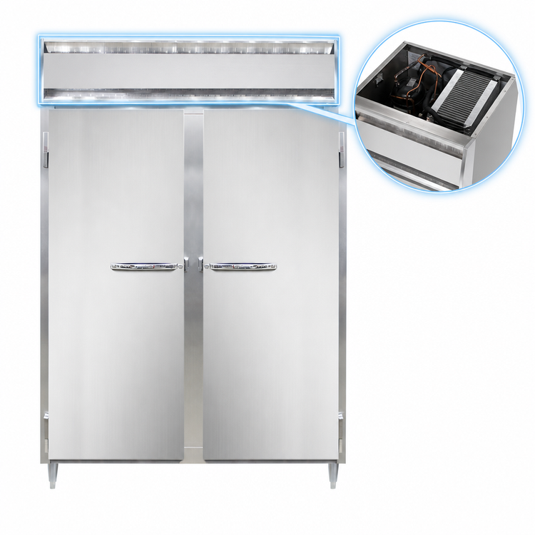 Product image #3 for Continental Refrigerator D2FEN Designer Line 52 cu. ft. Extra-Wide Two-Section Reach-In Freezer