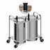 Thumbnail image #3 for Atlas Metal 2-Stack Mobile Open Plate Dispenser, Unheated, 7-1/4 Inch Maximum Dish Diameter